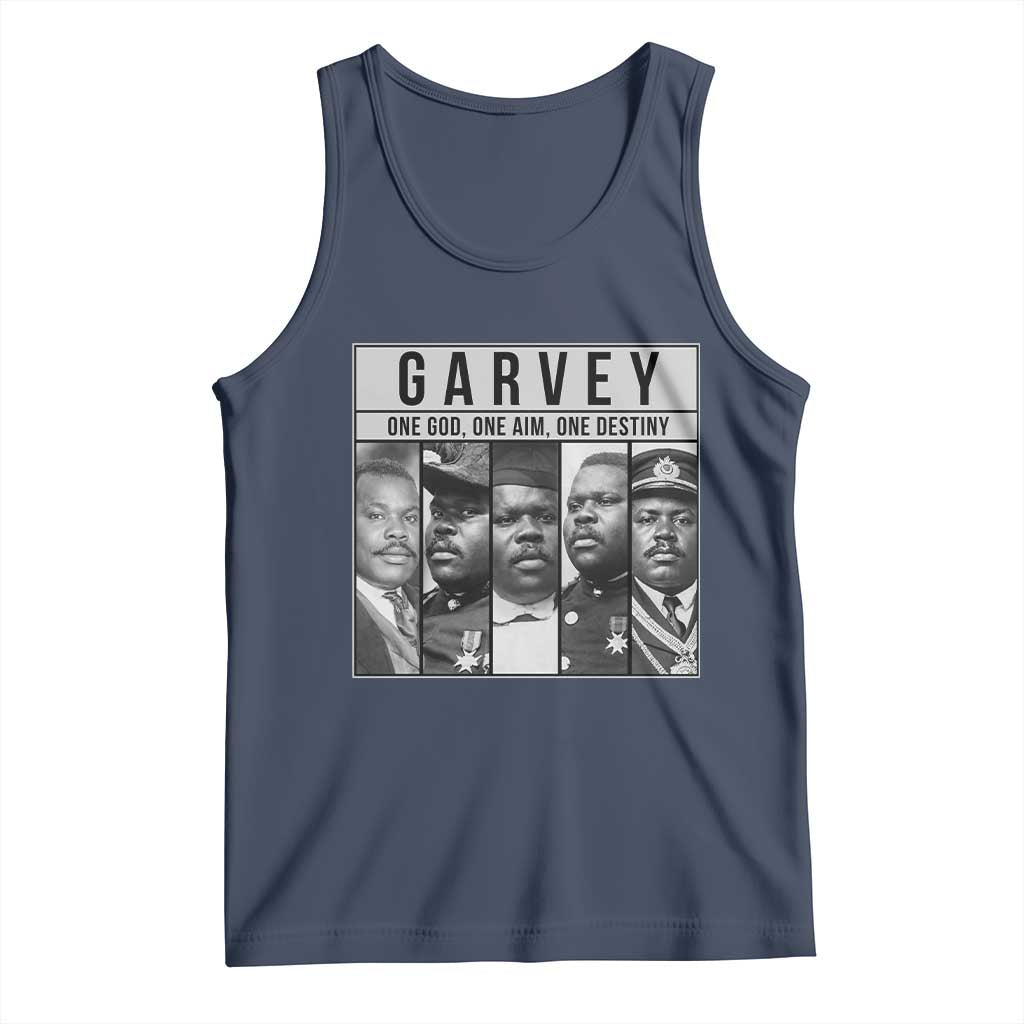 Marcus Garvey Quote Tank Top One God One Aim One Destiny