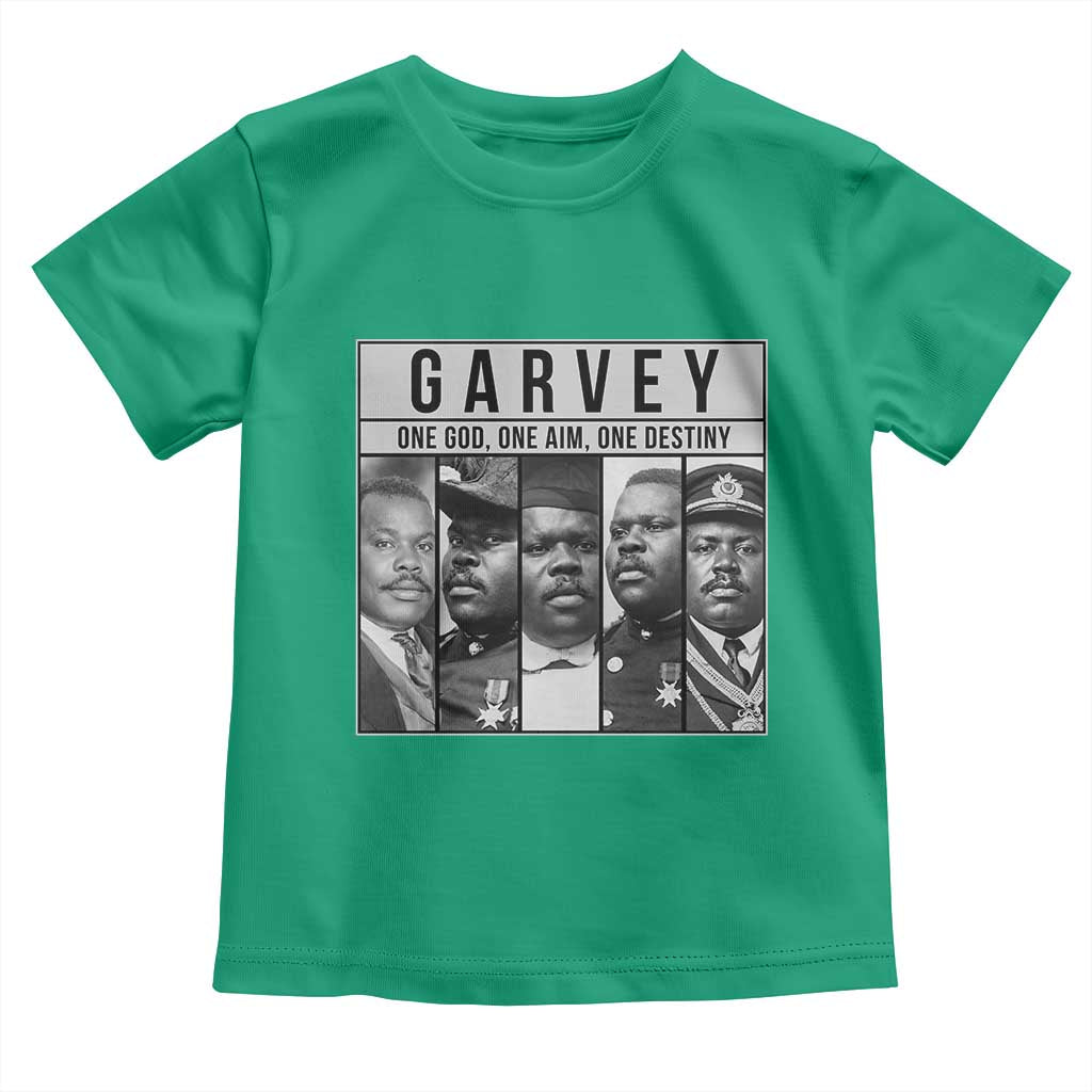 Marcus Garvey Quote Toddler T Shirt One God One Aim One Destiny
