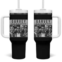 Marcus Garvey Quote Tumbler With Handle One God One Aim One Destiny