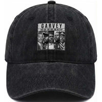 Marcus Garvey Quote Washed Cotton Baseball Cap One God One Aim One Destiny