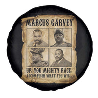 Vintage Marcus Garvey Spare Tire Cover Up You Mighty Race Quote