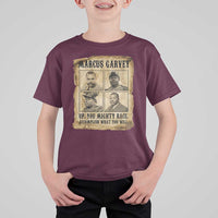 Vintage Marcus Garvey T Shirt For Kid Up You Mighty Race Quote