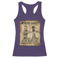Vintage Marcus Garvey Racerback Tank Top Up You Mighty Race Quote