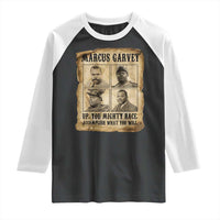 Vintage Marcus Garvey Raglan Shirt Up You Mighty Race Quote