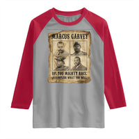 Vintage Marcus Garvey Raglan Shirt Up You Mighty Race Quote