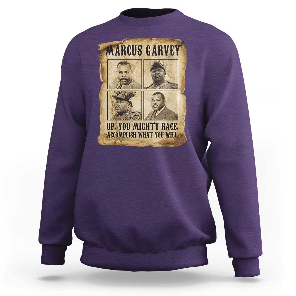Vintage Marcus Garvey Sweatshirt Up You Mighty Race Quote