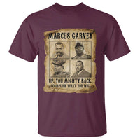 Vintage Marcus Garvey T Shirt Up You Mighty Race Quote