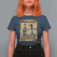 Vintage Marcus Garvey T Shirt For Women Up You Mighty Race Quote