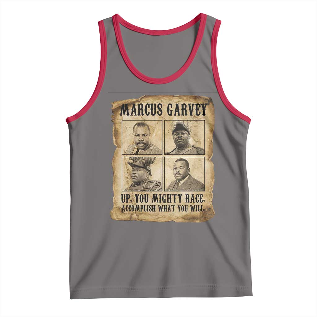 Vintage Marcus Garvey Tank Top Up You Mighty Race Quote
