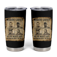 Vintage Marcus Garvey Tumbler Cup Up You Mighty Race Quote