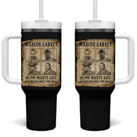 Vintage Marcus Garvey Tumbler With Handle Up You Mighty Race Quote