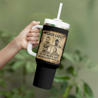 Vintage Marcus Garvey Tumbler With Handle Up You Mighty Race Quote