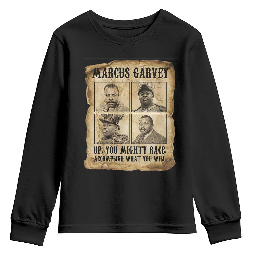 Vintage Marcus Garvey Youth Sweatshirt Up You Mighty Race Quote