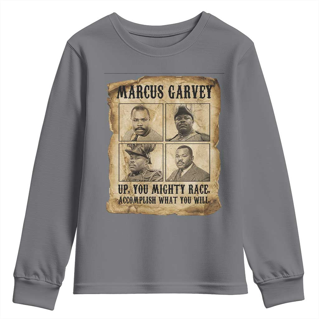 Vintage Marcus Garvey Youth Sweatshirt Up You Mighty Race Quote