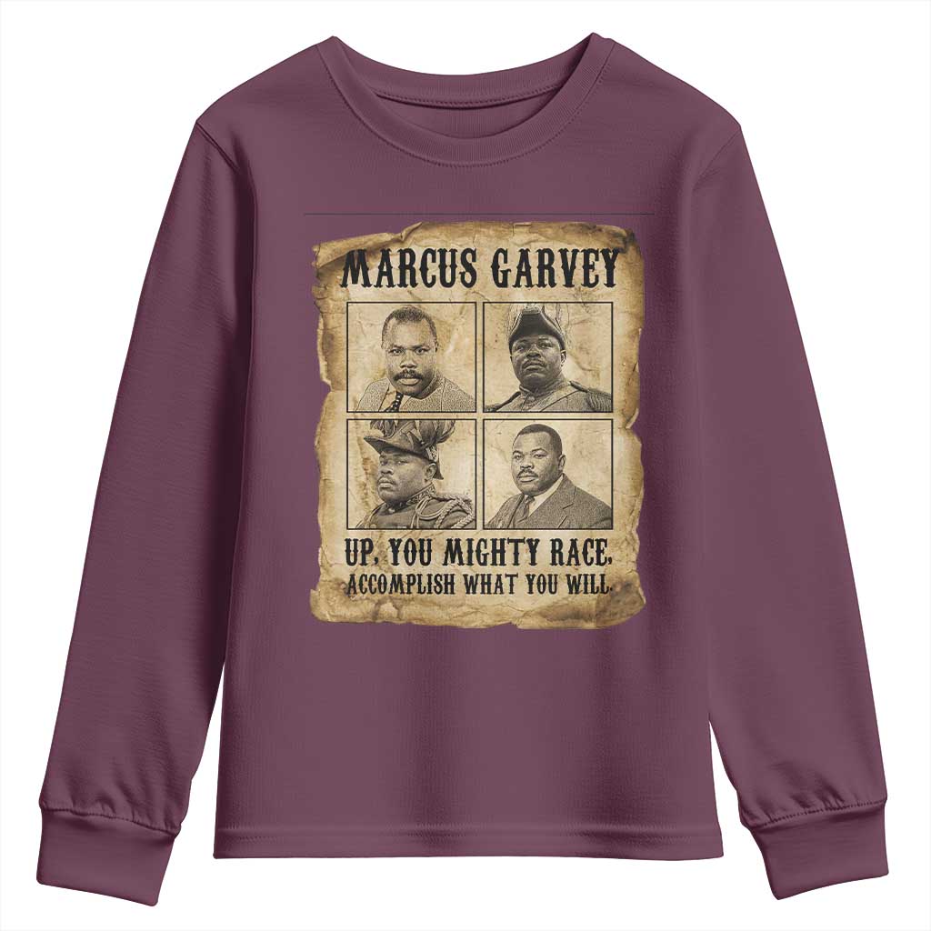Vintage Marcus Garvey Youth Sweatshirt Up You Mighty Race Quote