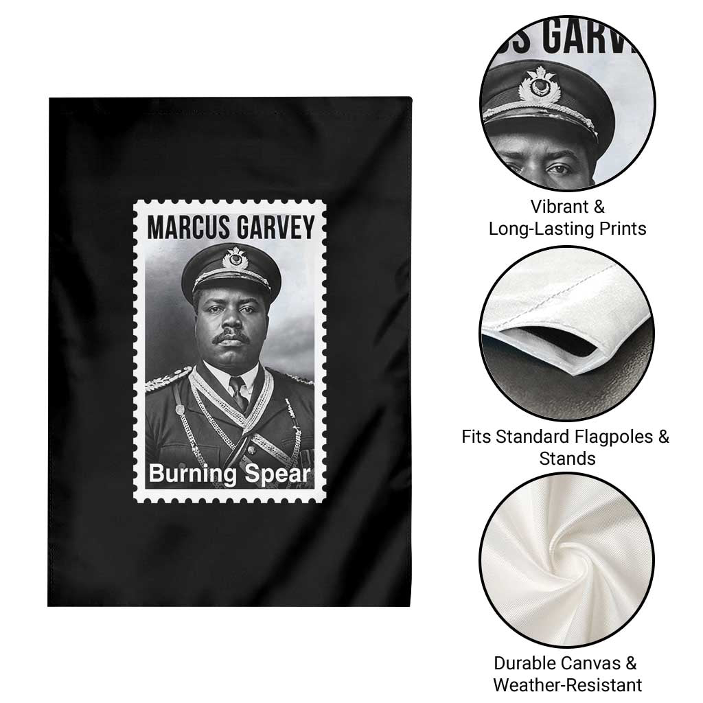 Marcus Garvey Garden Flag Jamaican National Hero Legacy Gift