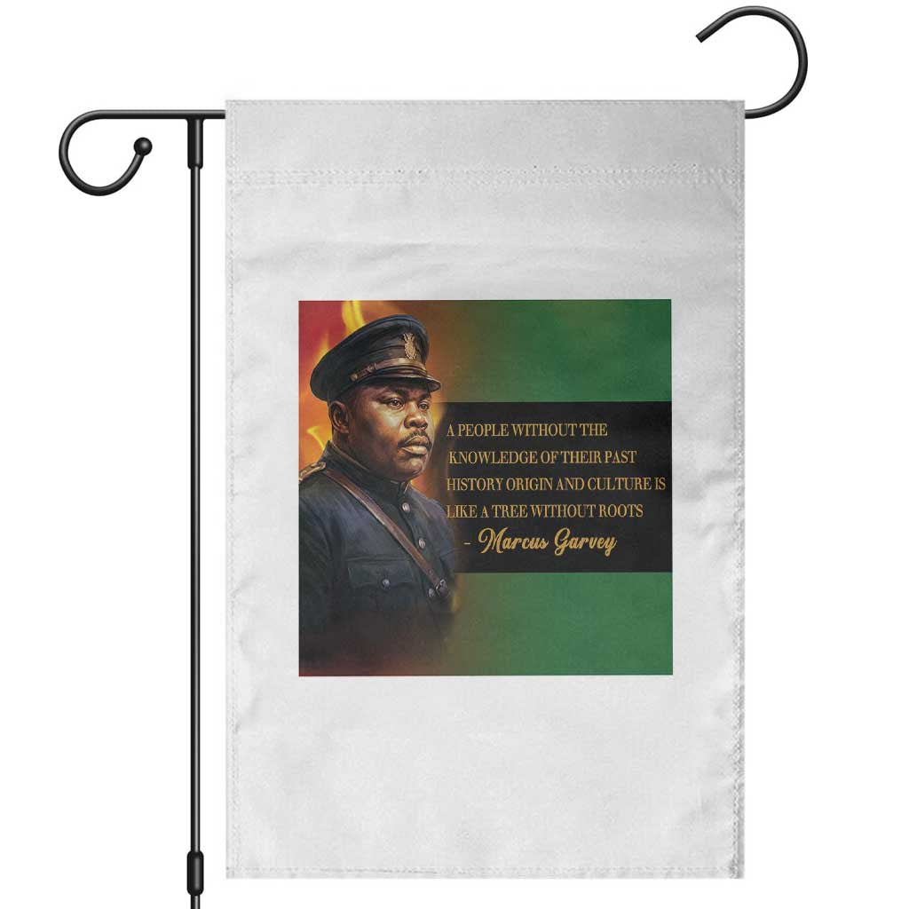 Marcus Garvey Pan African Flag Garden Flag A People Without Knowledge Of Their Past Quote