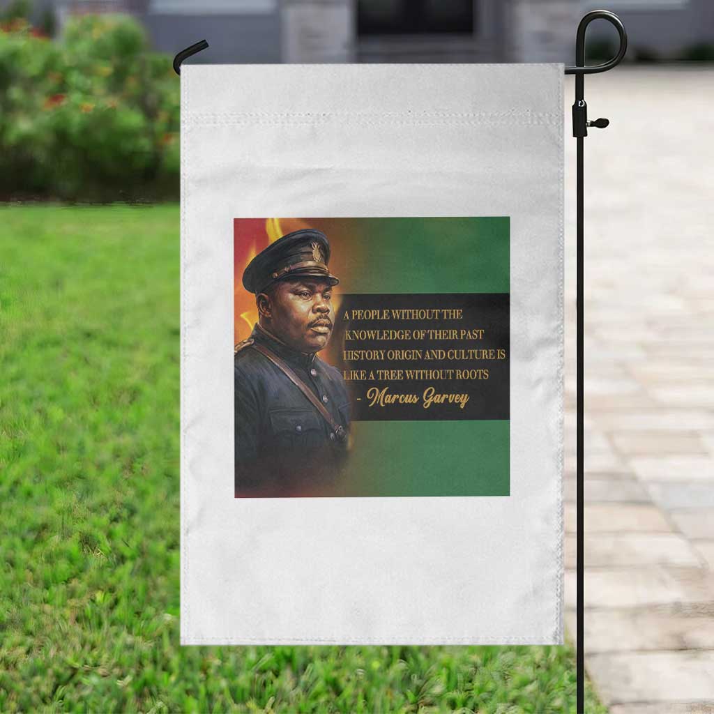 Marcus Garvey Pan African Flag Garden Flag A People Without Knowledge Of Their Past Quote
