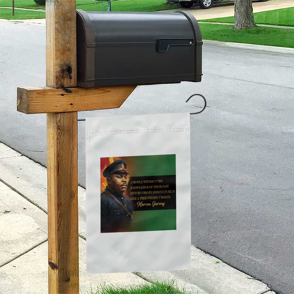 Marcus Garvey Pan African Flag Garden Flag A People Without Knowledge Of Their Past Quote