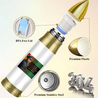 Marcus Garvey Pan African Flag Bullet Tumbler A People Without Knowledge Of Their Past Quote