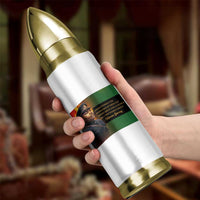 Marcus Garvey Pan African Flag Bullet Tumbler A People Without Knowledge Of Their Past Quote