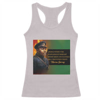 Marcus Garvey Pan African Flag Racerback Tank Top A People Without Knowledge Of Their Past Quote