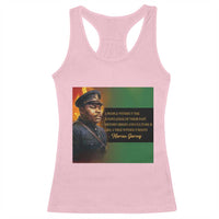 Marcus Garvey Pan African Flag Racerback Tank Top A People Without Knowledge Of Their Past Quote