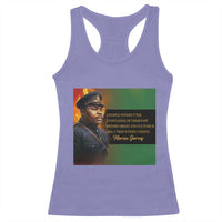 Marcus Garvey Pan African Flag Racerback Tank Top A People Without Knowledge Of Their Past Quote