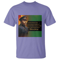 Marcus Garvey Pan African Flag T Shirt A People Without Knowledge Of Their Past Quote