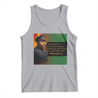 Marcus Garvey Pan African Flag Tank Top A People Without Knowledge Of Their Past Quote