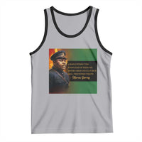 Marcus Garvey Pan African Flag Tank Top A People Without Knowledge Of Their Past Quote