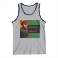 Marcus Garvey Pan African Flag Tank Top A People Without Knowledge Of Their Past Quote