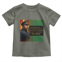 Marcus Garvey Pan African Flag Toddler T Shirt A People Without Knowledge Of Their Past Quote
