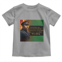 Marcus Garvey Pan African Flag Toddler T Shirt A People Without Knowledge Of Their Past Quote