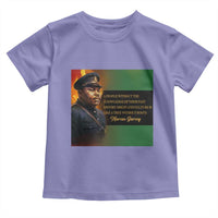 Marcus Garvey Pan African Flag Toddler T Shirt A People Without Knowledge Of Their Past Quote