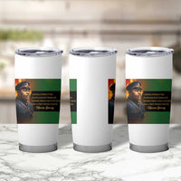 Marcus Garvey Pan African Flag Tumbler Cup A People Without Knowledge Of Their Past Quote