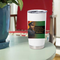 Marcus Garvey Pan African Flag Tumbler Cup A People Without Knowledge Of Their Past Quote