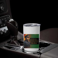 Marcus Garvey Pan African Flag Tumbler Cup A People Without Knowledge Of Their Past Quote