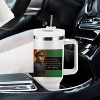 Marcus Garvey Pan African Flag Tumbler With Handle A People Without Knowledge Of Their Past Quote