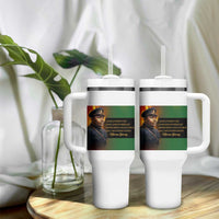 Marcus Garvey Pan African Flag Tumbler With Handle A People Without Knowledge Of Their Past Quote