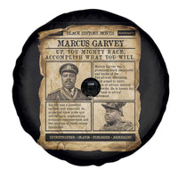 Vintage Newspaper Marcus Garvey Spare Tire Cover Up You Mighty Race Quote