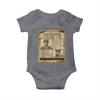 Vintage Newspaper Marcus Garvey Baby Onesie Up You Mighty Race Quote