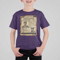 Vintage Newspaper Marcus Garvey T Shirt For Kid Up You Mighty Race Quote