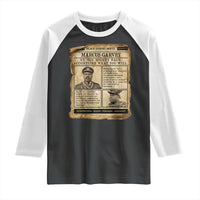 Vintage Newspaper Marcus Garvey Raglan Shirt Up You Mighty Race Quote