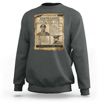 Vintage Newspaper Marcus Garvey Sweatshirt Up You Mighty Race Quote