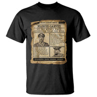Vintage Newspaper Marcus Garvey T Shirt Up You Mighty Race Quote