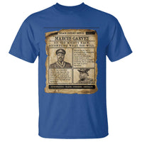 Vintage Newspaper Marcus Garvey T Shirt Up You Mighty Race Quote