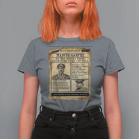 Vintage Newspaper Marcus Garvey T Shirt For Women Up You Mighty Race Quote