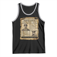 Vintage Newspaper Marcus Garvey Tank Top Up You Mighty Race Quote