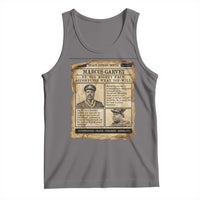Vintage Newspaper Marcus Garvey Tank Top Up You Mighty Race Quote